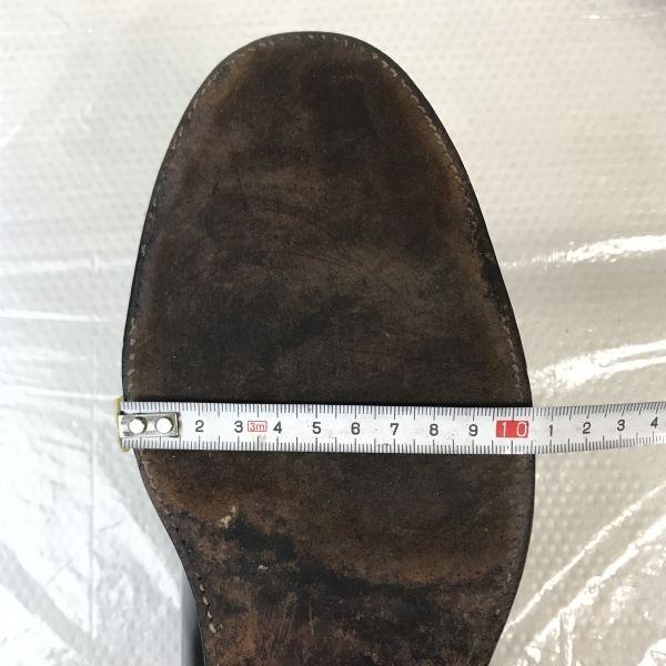 Винтажные ботинки чукка Goodyear 60-70-х годов Кожа корфам 9 26,5-27 см Черный(ИСПОЛЬЗОВАЛ)