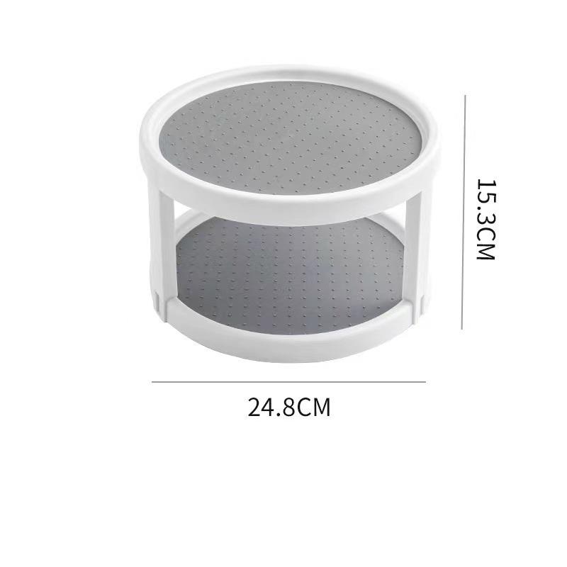 Вращающаяся на 360 градусов карусель для хранения, круглая полка, органайзер для специй, вращающийся органайзер, кухонный нескользящий органайзер для хранения