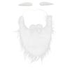 Fake Mustache Beards Adjustable Elastic Rope Santa Claus Beard Set for Christmas