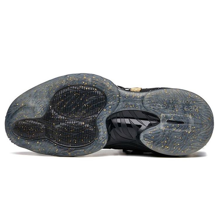 Anta Баскетбольные кроссовки GH2 Hayward Black Golden с амортизацией, нескользящие, прочные, низкие, мужские 112131103-2