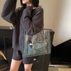 Hot Sale Transparent Niche Bag Women's Design Large Capacity Shoulder Bag Fashion Child and Mother Bag