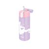 Thermos Vacuum Insulated Straw Bottle, 410ml, Purple Pink, for Kids, Perfect for School or Kindergarten, FJV-400FDS PL-P