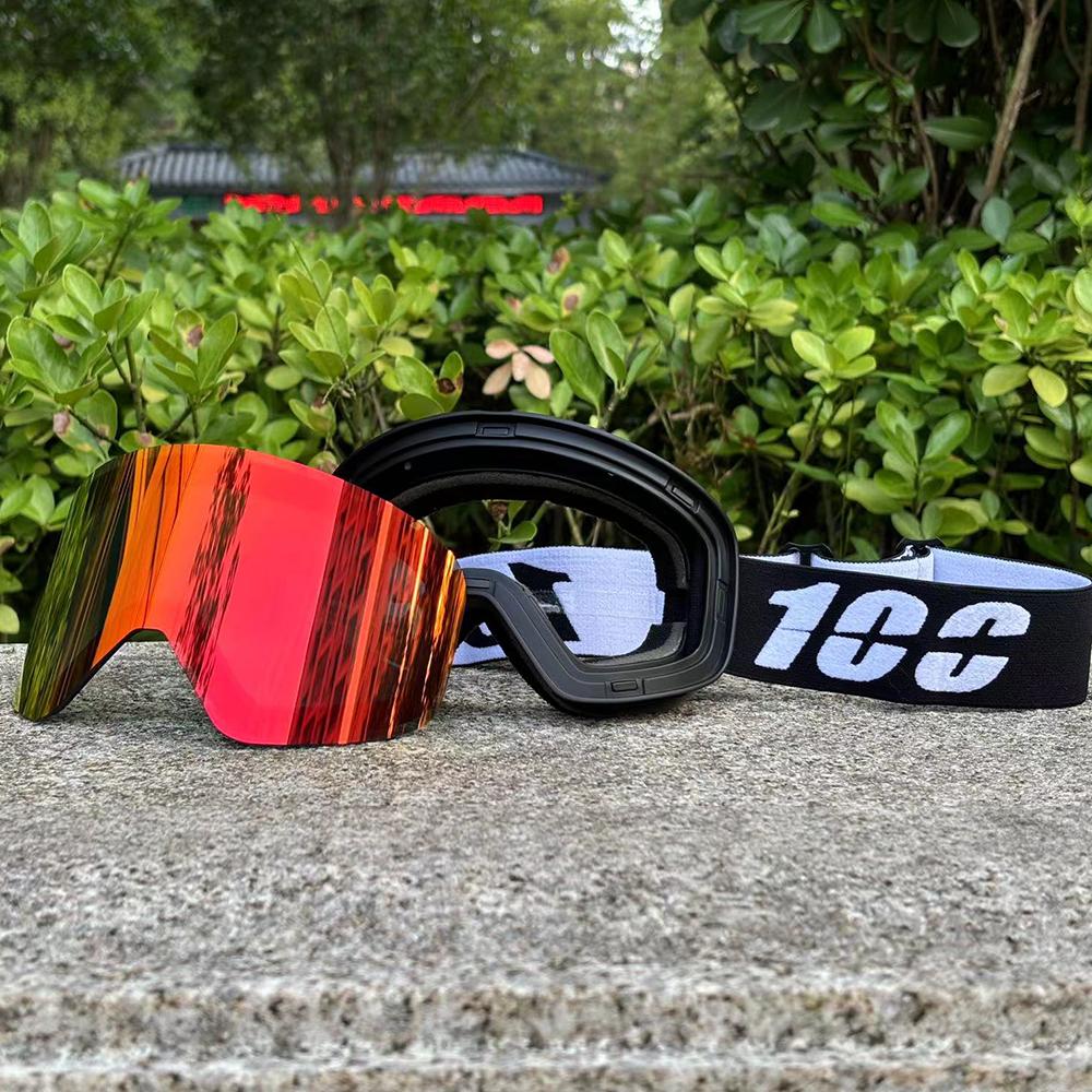 Новые магнитные горнолыжные очки с быстрой сменой линз, защитой от запотевания и UV400, очки для сноуборда, профессиональные двухслойные линзы, горнолыжные очки для мужчин и женщин