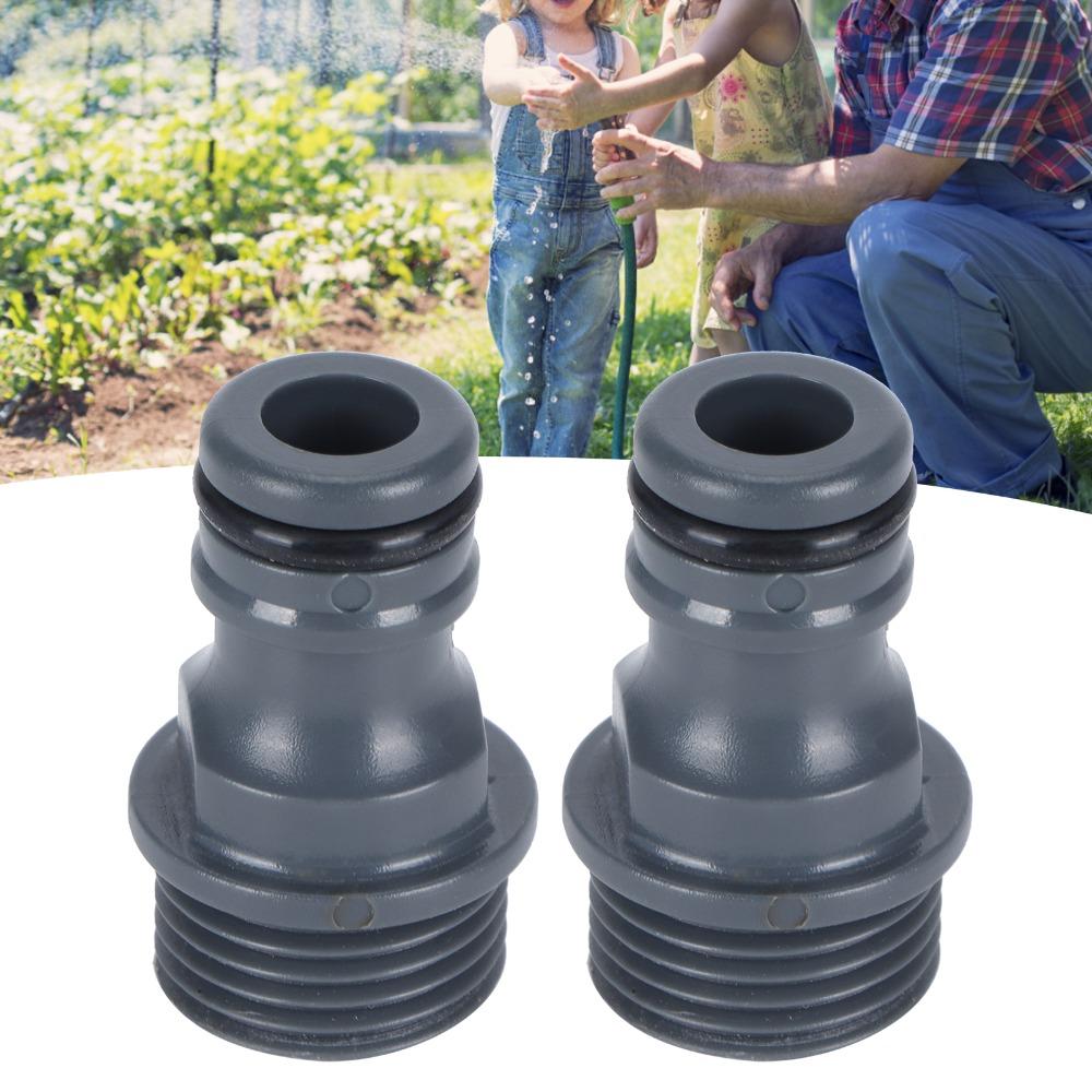 4PCS Plastic Garden Hose Nipple Quick Release G1/2 Male Thread Connector  Water Hose Connection