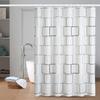 PE Waterproof Shower Curtain - Printed Semi-transparent Mildew-proof Bathroom Divider