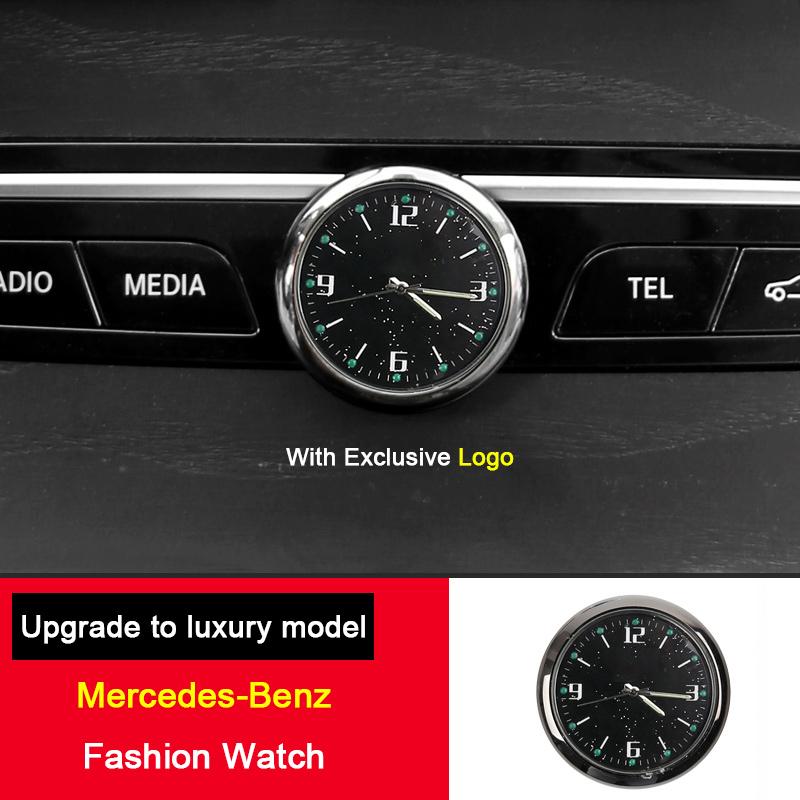 Central Control Clock Watch For Mercedes-Benz C E-class GLB GLC E300L GLC300 C260L Interior Supplies Decoration Car Accessories