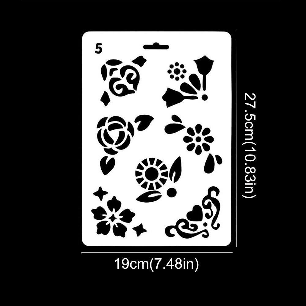 Reusable Face Paint Templates Hand Painting Tattoos Makeup Tools DIY Body Art Paint Stencils Party