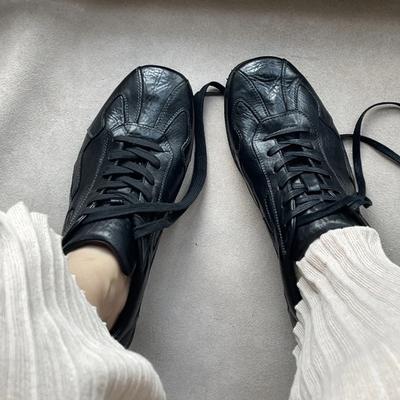 Ретро Повседневные Плоские Кроссовки на Шнуровке Мягкая Удобная Обувь для Ходьбы Круглый Носок Спортивная Обувь Размер 35-44