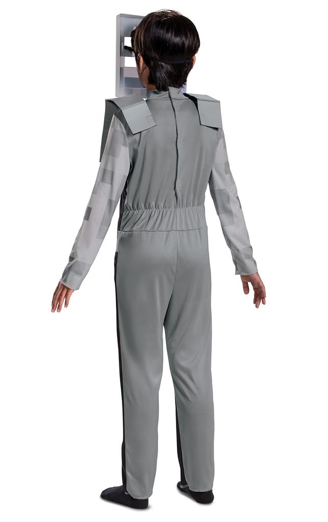 Disguise Minecraft Skeleton Costume Kids Video Game Inspired Character Outfit Classic Kids Size S Gray (4-6)