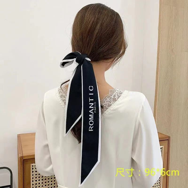 Шелковый шарф Qiandongge, повязка на голову в стиле ретро, завязанный хвост, бант, лента, повязка на голову, повязка на голову Mori Series