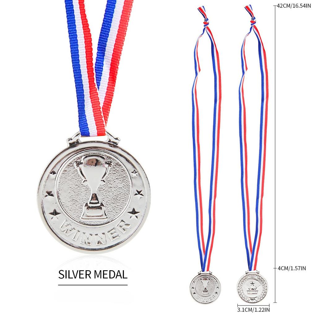 10pcs Gold Winner Award Medals for Kids Party Favors Sports Prize Soccer Football Game Toys Pinata Filler Gift Children Birthday