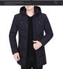 Men's Thickened Mid-length Warm Cotton Coat for Middle-aged & Elderly - Casual Plus Size Dad's Outerwear.