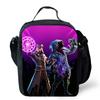 Легкая сумка-ланчбокс Fortnite с мультяшным принтом, унисекс, для детей 6-14 лет, портативная легкая сумка для еды для школьника, для ежедневных прогулок