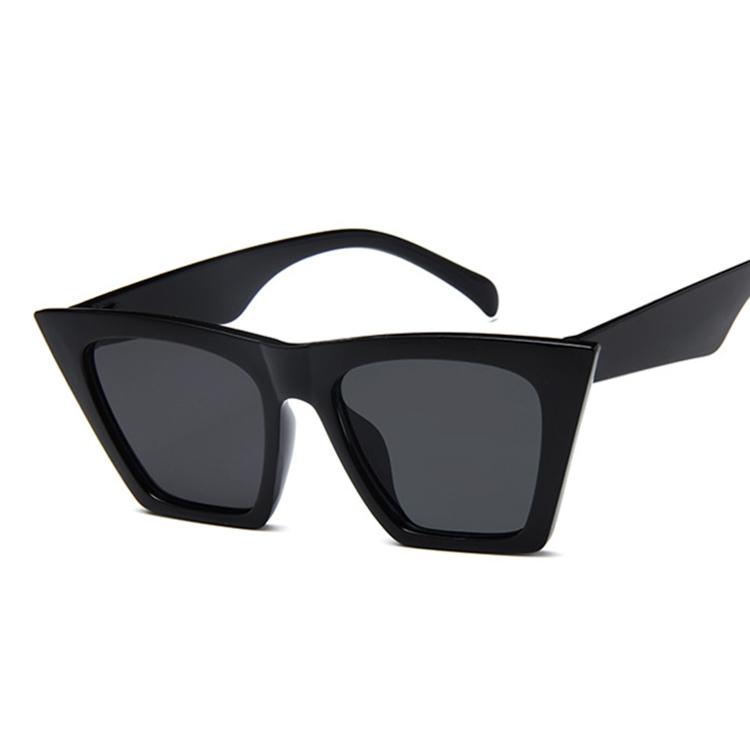 Fashion Sunglasses Woman Square Cat Eye Design Luxury Sunglasses Female Cool Vintage Black Feminino