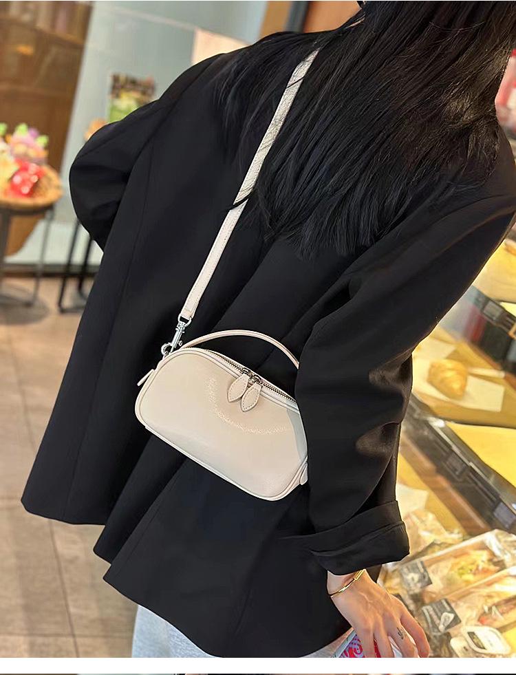 Женская Сумка из Натуральной Кожи - Весна/Лето 2025 Камера Crossbody и Ручная Сумка