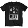 Kiss Хлопковая футболка унисекс для взрослых Tonight