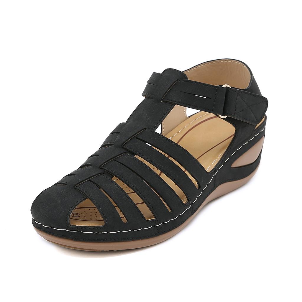 Plus Size Shoes for Women 36-43 Summer Fashion Women Platform Wedges Comfortable Non-slip Cover Toe Sandals Women Footwear