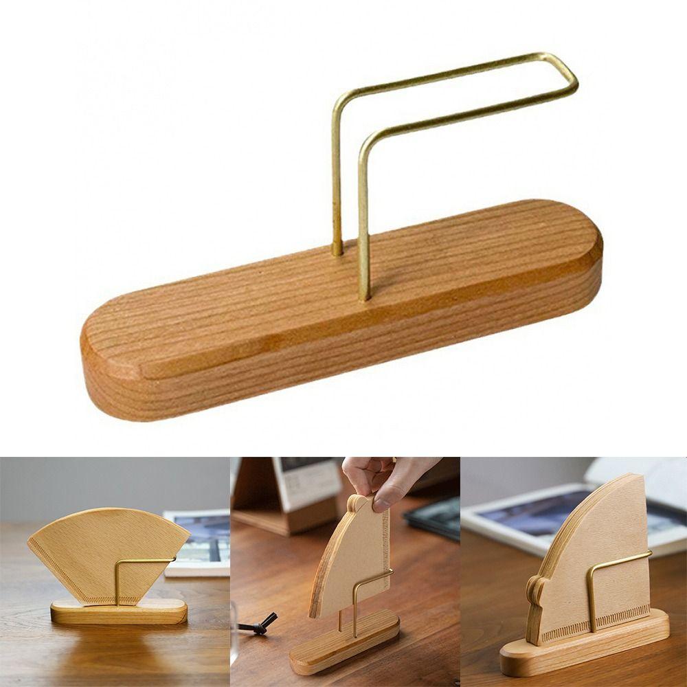 Прочный держатель для кофейного фильтра Универсальный контейнер для фильтровальной бумаги Стойка для хранения фильтров Инструменты бариста