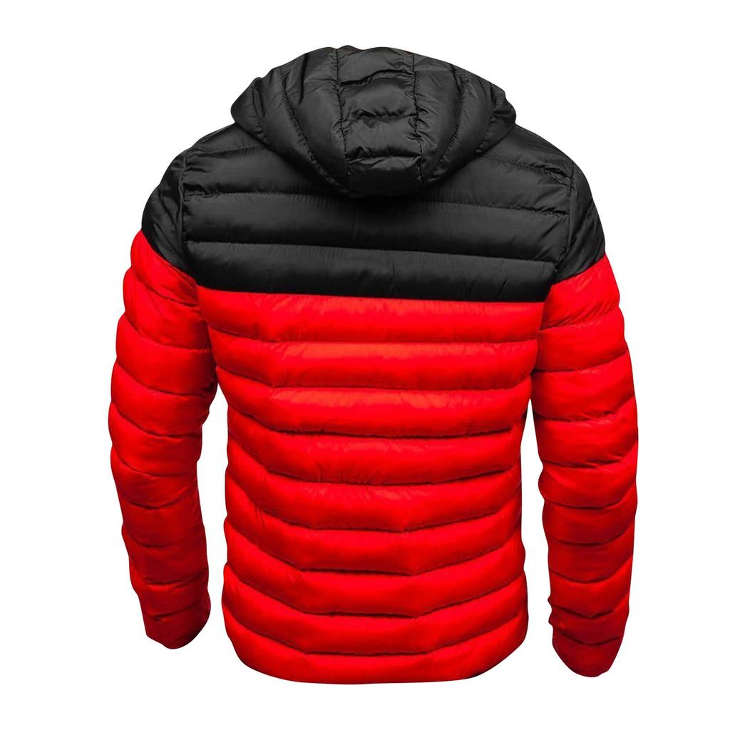 European And American Winter Men's Thick Cotton Padded Clothes Casual Hat Coat Cotton Padded Jacket