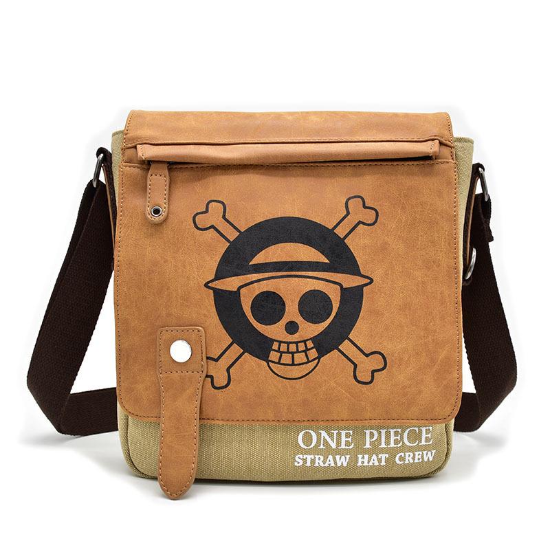 Anime Canvas Shoulder Bag - Demon Slayer & One Piece
