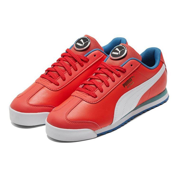 Puma Кроссовки Roma Go For Unisex Оранжевый Firelight Белый 385482-01