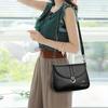 Fashionable Women's Crossbody Bag Casual Style PU Material with Polyester Lining Kiss Lock Closure for Daily Use