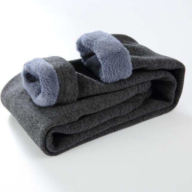 Детские штаны для мальчиков, осенне-зимние утолщенные теплые детские штаны для девочек, узкие хлопковые эластичные брюки