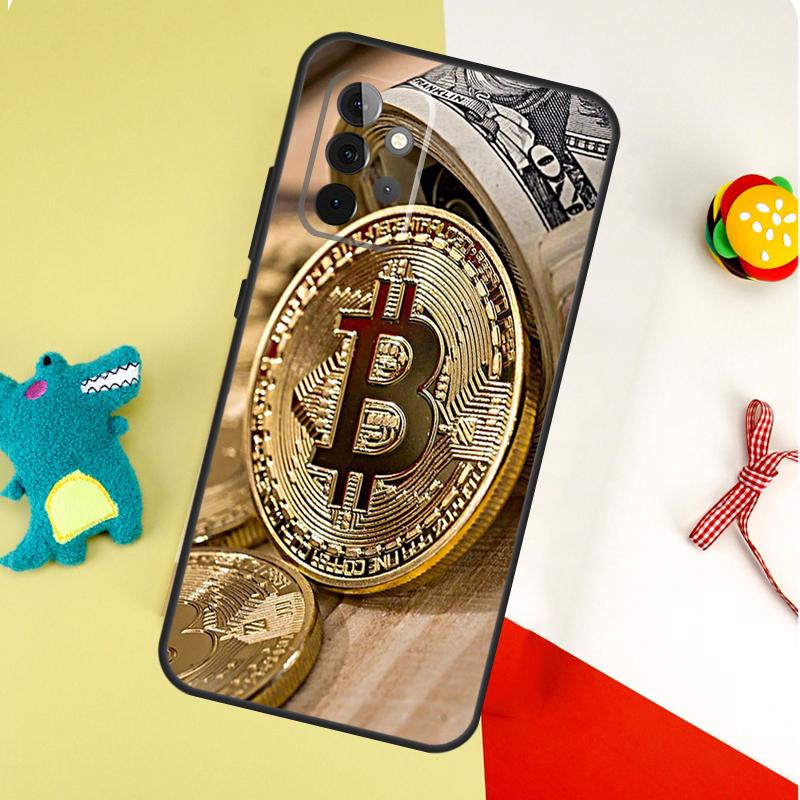 Bitcoin BTC For Samsung Galaxy A53 A33 A13 A54 A34 A14 A55 A35 A15 A05 A06 A16 A22 A32 A52 Phone Case