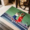 Football Legends Celebration Floor Mat Design for Playrooms Entryway Dormitory Study room Anti-slip Rug Office home decor