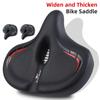Thickened High Elasticity Bike Saddle Soft Waterproof PU Pad Road Bicycle Seats Comfort Breathable