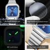 OPK 6041 Elegant Square Man Watch Steel Strap Waterproof Luminous Auto Date Men's Watches Original Quartz Wrist Watches for Men