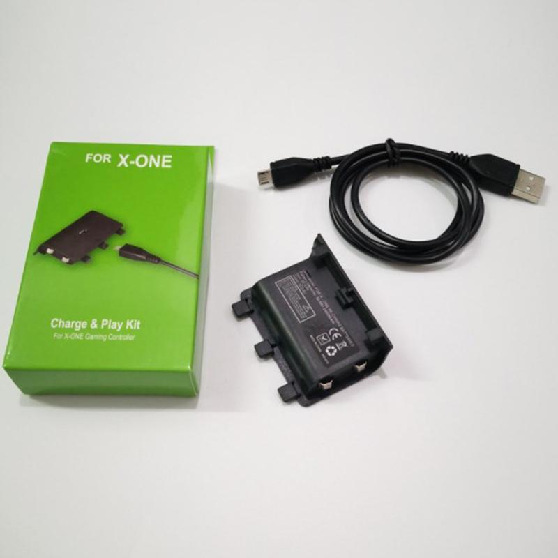 2400 мАч перезаряжаемый резервный аккумулятор с USB-кабелем для контроллера Xbox One