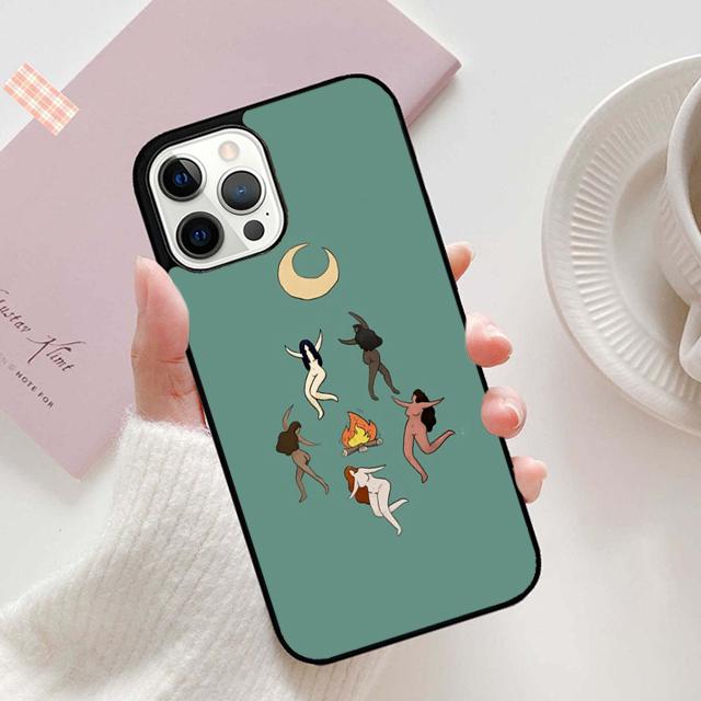 Осенний Круг Ведьм Чехол для Телефона для iPhone 17 Air 16 16e 15 12 11 13 14 Pro Max Apple Plus Coque