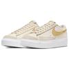 Nike  Blazer Low Platform Pale Ivory Saturn Gold Women Sneakers Cream White DJ0292-113