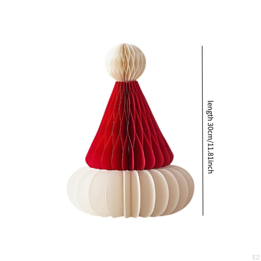 Christmas Santa Hat ,Christmas Tree Ornament ,Supplies, Table Decoration Hanging Xmas
