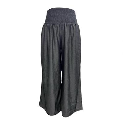 Ol брюки в стиле Commuting, удобные широкие брюки для женщин, брюки с высокой талией и эластичным поясом, свободные брюки с карманами