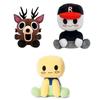 Cute Blox Buddies Plush Toys Bacon Girl Game Peripheral Doll Black with Hat Yellow Decorative Doll Home Room Gifts Birthday Gift