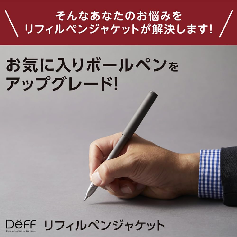 Deff Премиальная шариковая ручка Ручка Угольно-черный Стержни, Пиджак, Подарок для мужчин и женщин, На масляной основе, На водной основе, Бизнес, Алюминий,