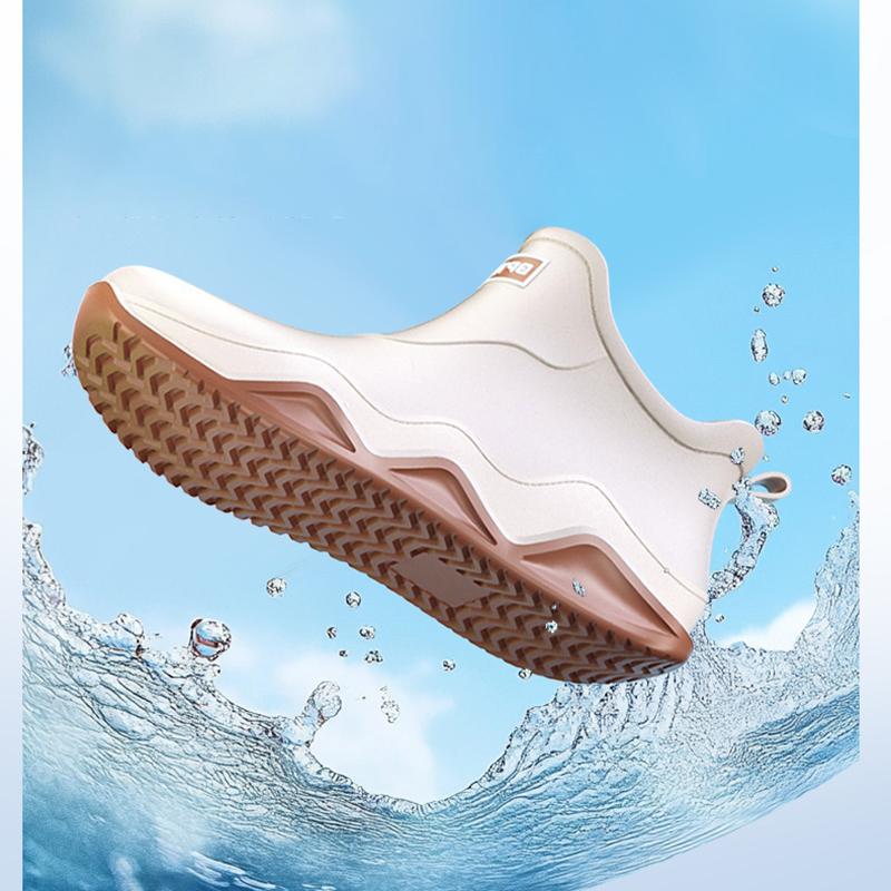 Зима Осень Весна Лето Теплый Мех Дождевая Обувь Мужчины Женщины Противоскользящая Износостойкая Дождевая Вода Забродные Рыбацкие Сапоги