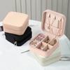 Jewelry Organizer Display Travel Jewelry Case Boxes Portable Jewelry Box Leather Storage Joyeros Organizador De Joyas KTY