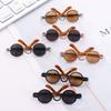 Plush Doll for 1/61/12 BJD Cute Round Frame Glasses Clothes Plush Doll Eyeglasses For 1/4 Dolls