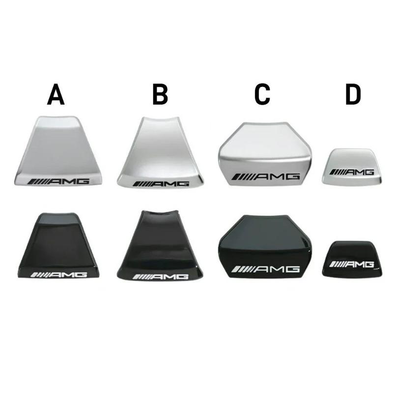 Наклейка на руль с логотипом ABS AMG для автомобилей Mercedes Benz AMG W203 W204 W205 W176 W211 W212 W213 GLA GLC. Автомобильные аксессуары.