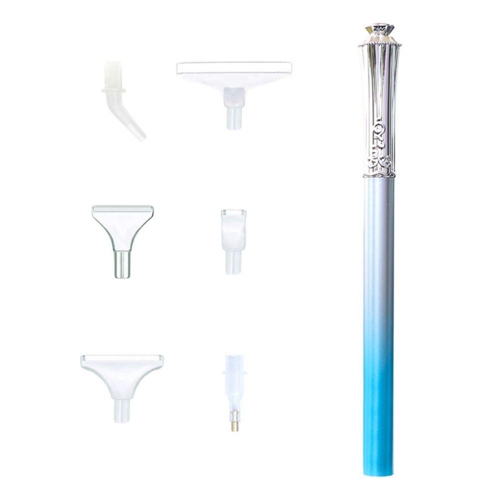 Аксессуары для вышивки крестом Ручка для алмазной живописи Набор Пластиковые художественные ручки Ручки для алмазной выкладки Блестящие алмазные наконечники DIY Поделки Вышивка