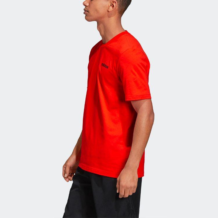 adidas D4T Футболки Мужские Красные С Круглым Вырезом Умеренный Прямой Крой DU0385
