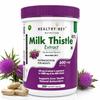 HealthyHey Nutrition Капсулы с расторопшей для здоровья печени - Высокая концентрация - Экстракт - 300 Вег. Капсулы