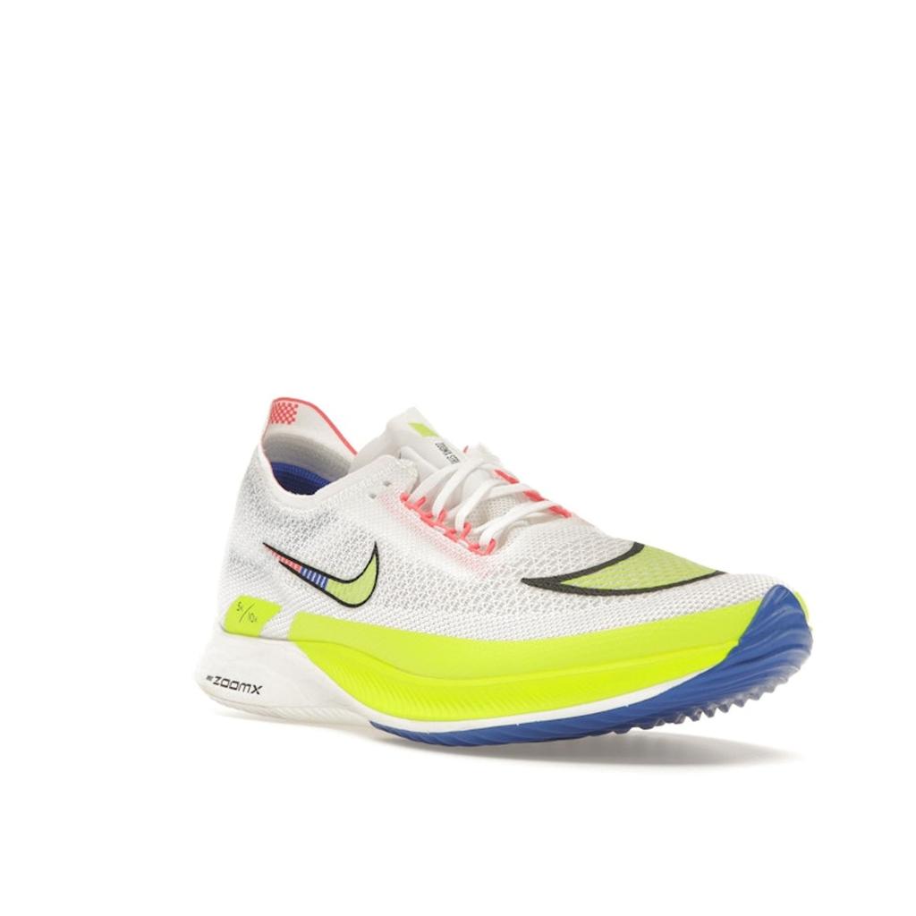 Nike ZoomX Streakfly Premium White Racer Blue Volt Unisex Sneakers Black Fluorescent-Yellow Bright-Crimson DX1626-100