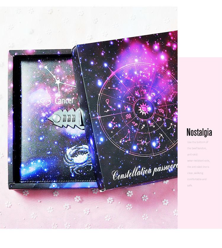Минималистичный блокнот для паролей «Двенадцать созвездий» - Многофункциональный подарок для бизнеса и офиса