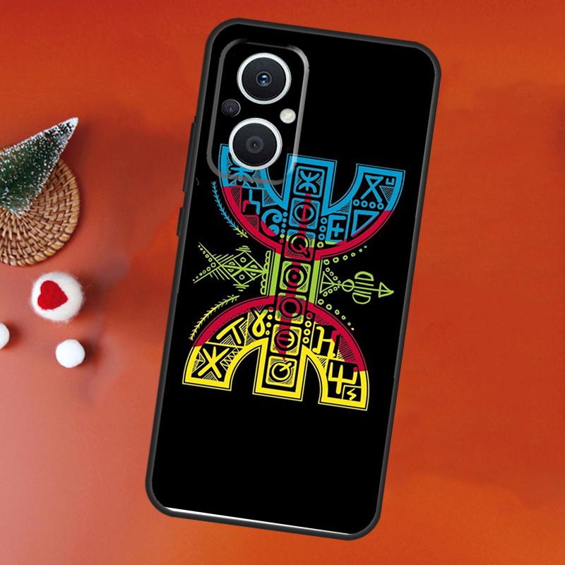 Amazigh Symbol Berber Academy Case For OPPO Find X8 X6 X9 Pro OPPO Reno 7 8 Lite 10 11 12 13 14 Pro 11F 12F 13F 14F Cover