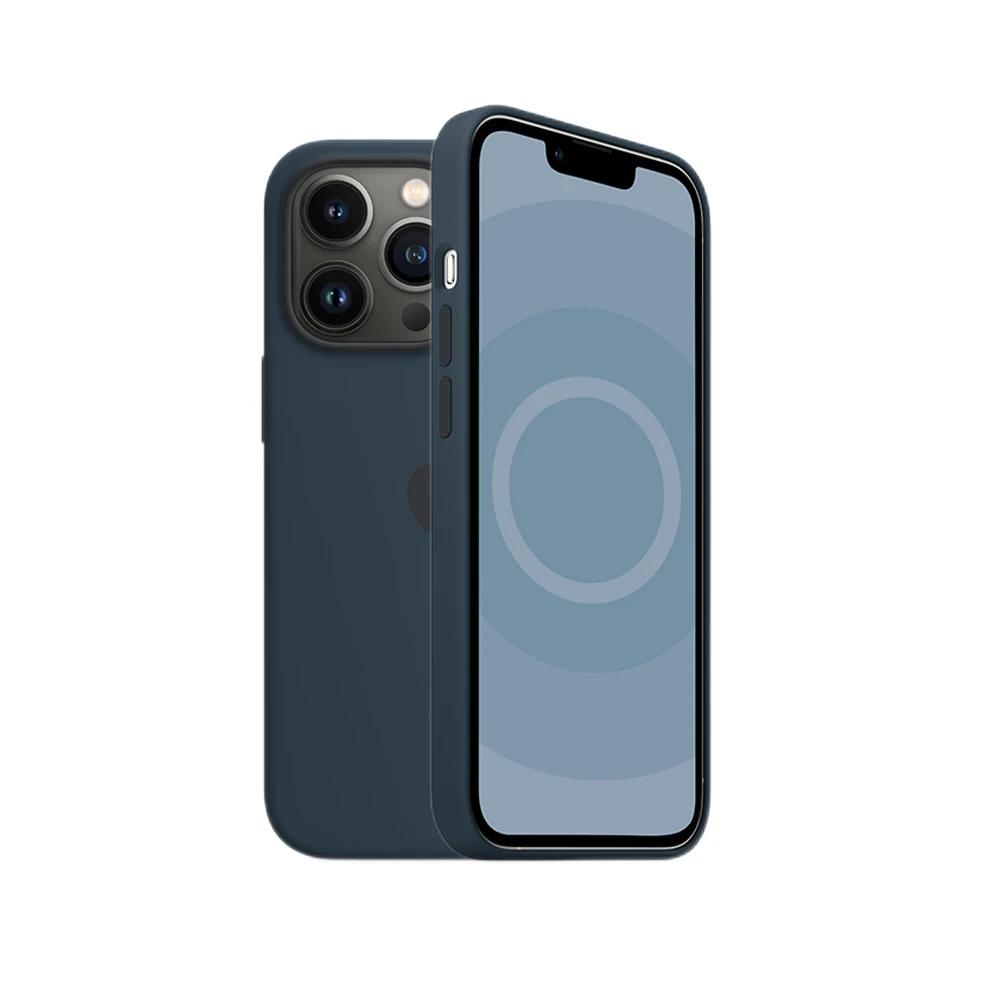 Apple Animation Magsafe Liquid Silicone Magnetic Case For iPhone 13 Pro Max Pro Case Wireless Charging Drop Protect Cover