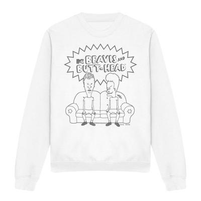 Толстовка с логотипом Beavis & Butthead для взрослых и унисекс
